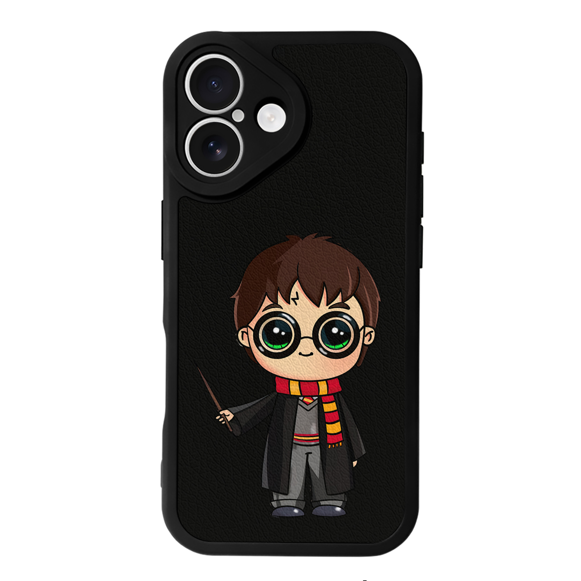 （画像用） Harry Potter ハリー・ポッターシリーズ 【iPhone 16シリーズ対応】シリコンスマホケース（レザー調） 材質：シリコン